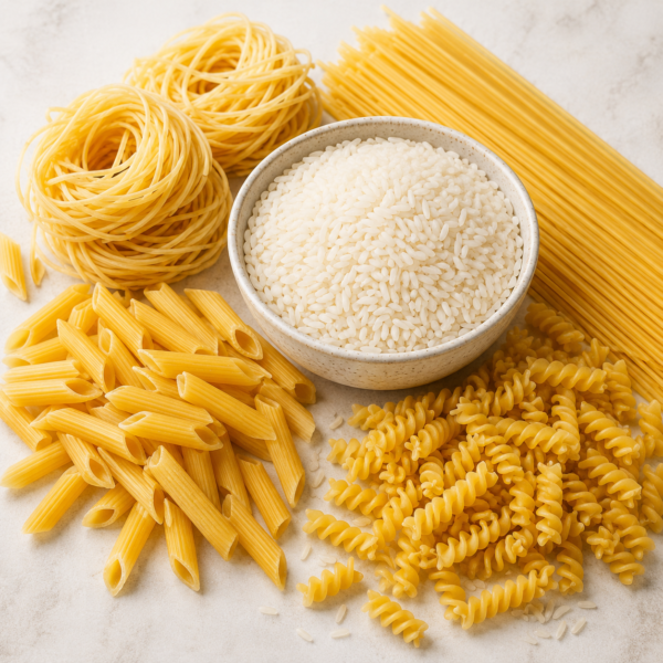 Pasta and Rice | معكرونة وأرز