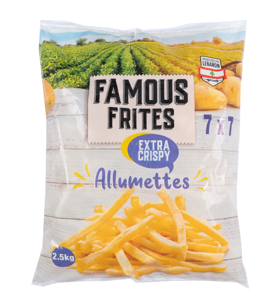 Famous Frites 7×7 Fries | بطاطا 7*7